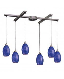 Elk  517-6S  Mulinello Linear Pendant 6 Light 